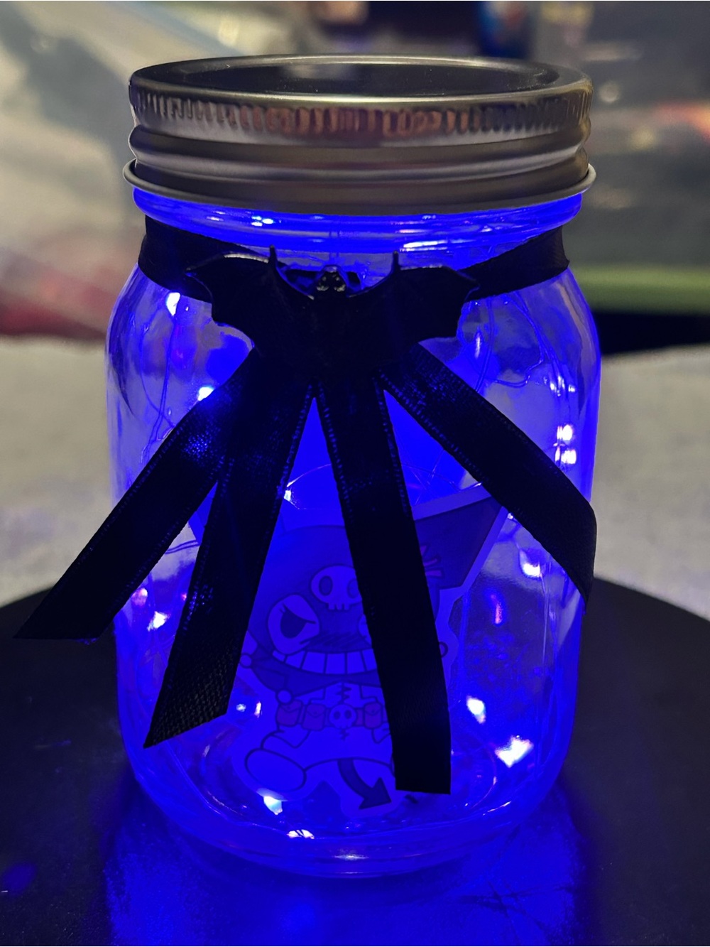 KUROMI-INSPIRED/FANDOM LIGHT DECOR/7-FEET OF PURPLE LIGHTS/NWT/HANDMADE BY ME!